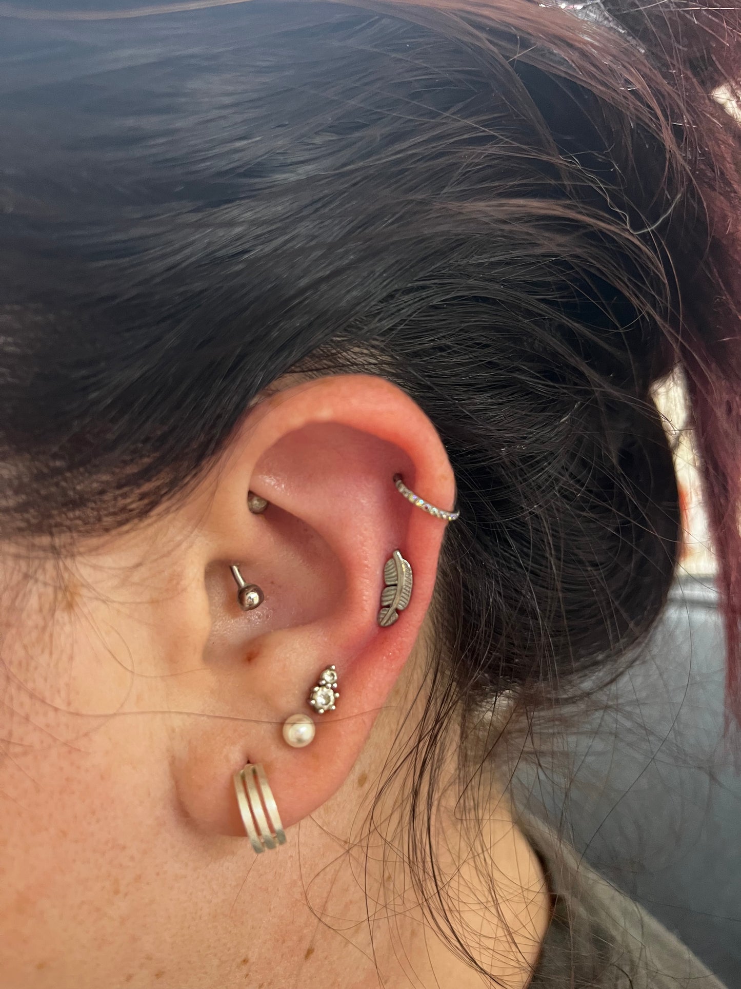 Feather Stud